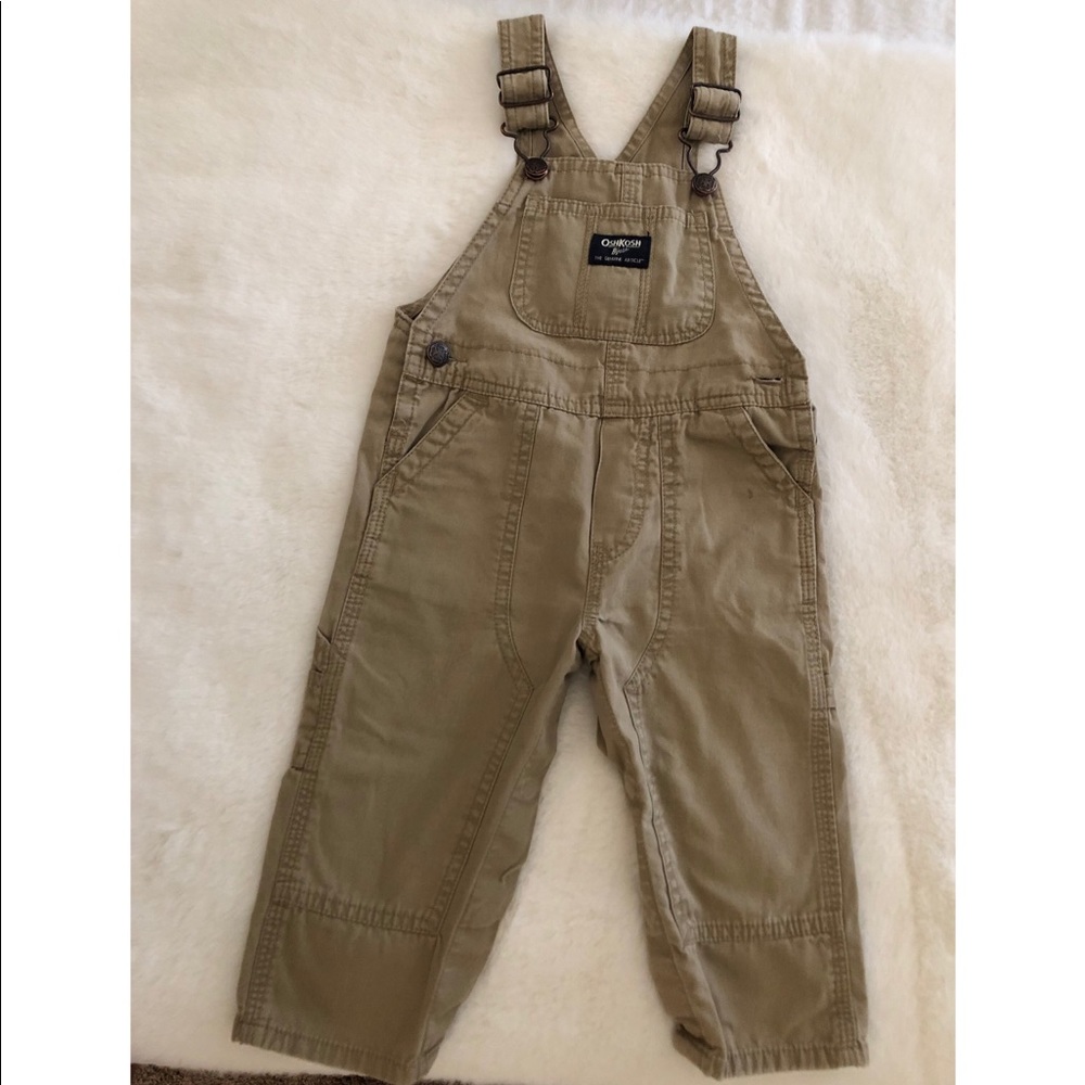 Cargo style khaki OshKosh overalls